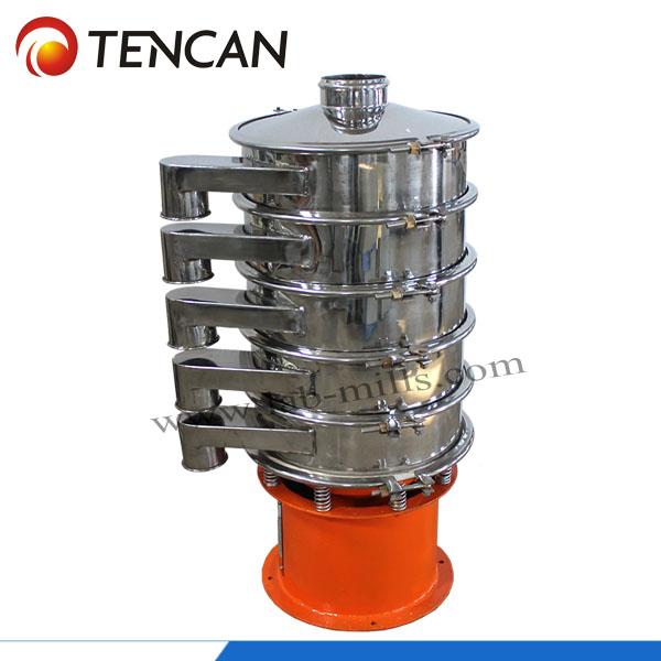 Lab Circular Vibrating Screen 